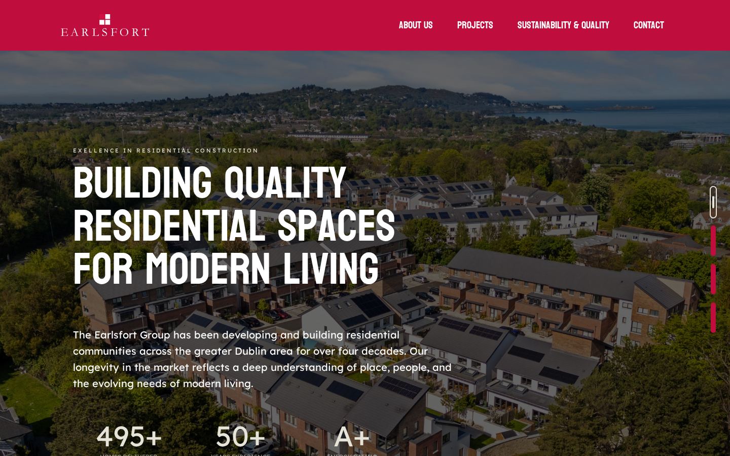 Earlsfort website screenshot