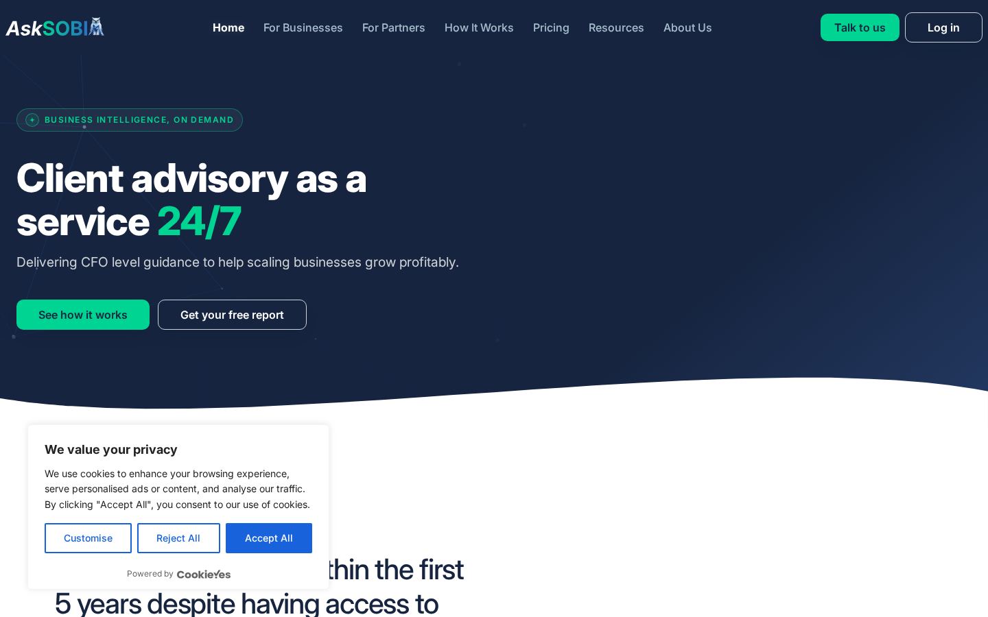 Ask Sobi website screenshot