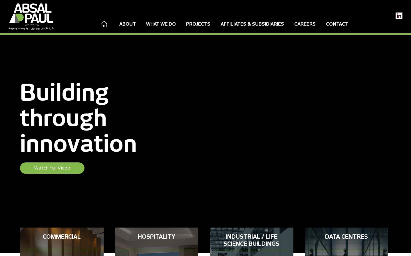 Absal Paul website screenshot