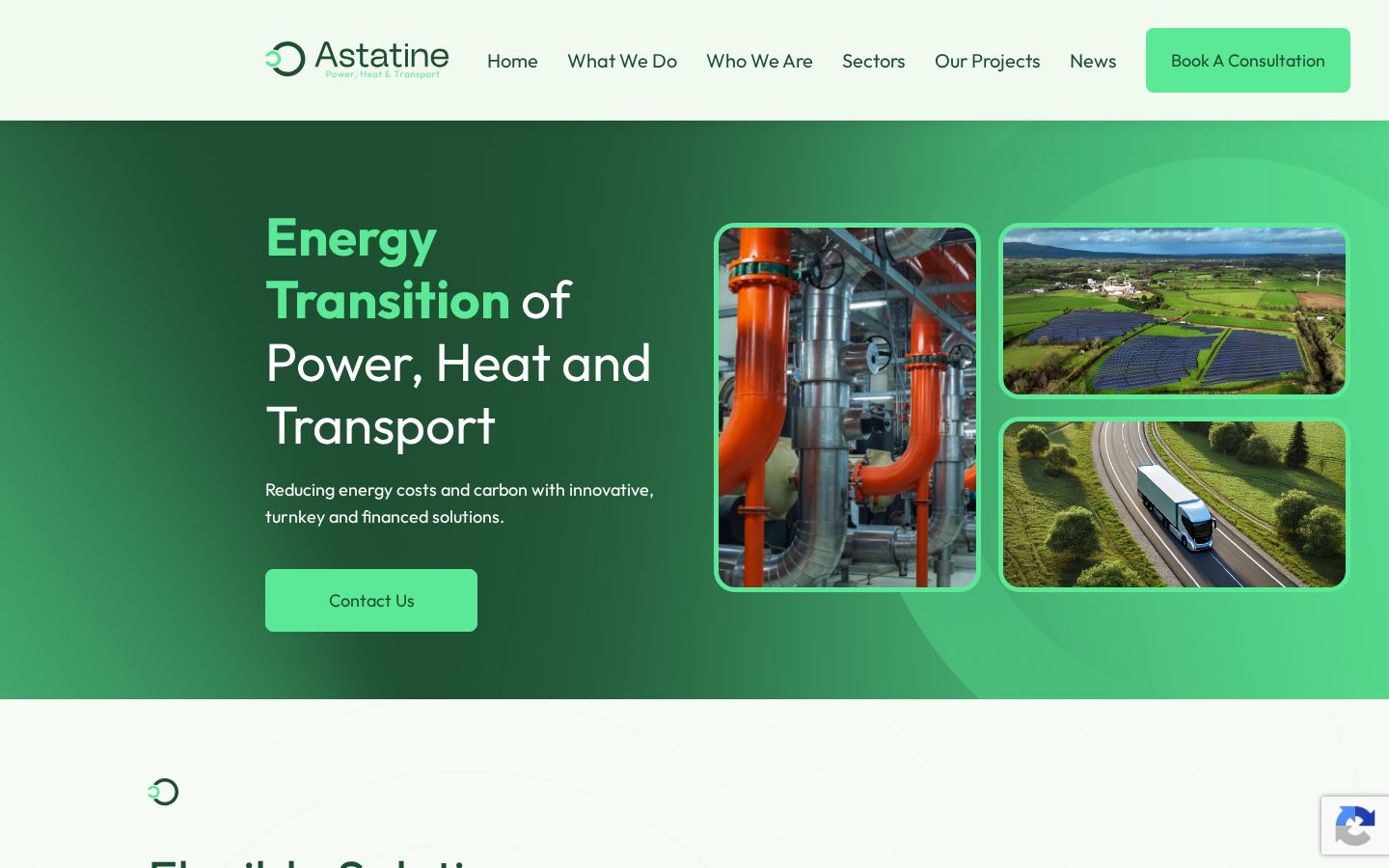 Astatine website screenshot